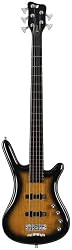 Warwick Corvette Rockbass Basic Active Bass Guitar (5 String, Almond Sunburst, High Polish)