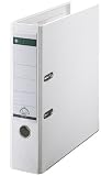 Esselte Leitz 10105001 Qualitäts-Ordner Plastik 180°, mit Schlitzen, A4, breit, weiss