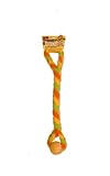 Kyjen Fleecy Clean Tennis Ball Tug Dog Toy, Colors may Vary