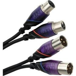 Monster Cable M DJ-X-1M Monster DJ Cables 1 meter pair XLR Male to XLR Female