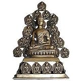 ShalinCraft Hindu Religious Statue Brass Sculpture Lord Buddha 9.5