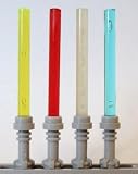 Lego Lightsaber Lot- 4 TOTAL - 4 Colors with Hilts