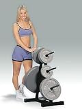 Yukon Fitness - HPR-129 - Heavy Duty Weight Plate Tree Weight Rack Gym Accessories - Black -