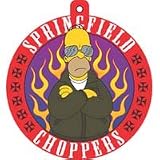 The Simpsons Homer Simpson Springfield Choppers Automotive Air Freshener