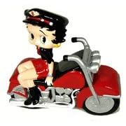 Betty Boop Cookie Jar Biker Angel Style On Motorcycle by Betty Boop