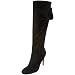 Delman Women's Sean Knee-High Boot,Black Suede,10 Medium US