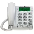 GE 29569GE1 Corded Big Button Speakerphone with Extra Large LCD Display/CID/Call Waiting (White)
