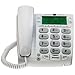 GE 29569GE1 Corded Big Button Speakerphone with Extra Large LCD Display/CID/Call Waiting (White)