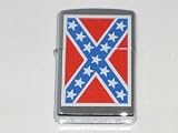 Buy Zippo Lighter - Confederate Rebel Flag White Stars 9800