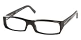 PRADA VPR 05I 1AB-1O1 BLACK PLASTIC EYEGLASSES