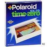 Polaroid Time-Zero SX-70 - Color instant film - ISO 150 - 10 exposures - 2 cassettes
