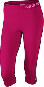 NIKE Ladies Pro Capri, Fuchsia, L