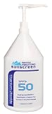 Rocky Mountain Sunscreen Gallon Pump SPF 50 Regular Titanium Dioxide Sunscreen, 128 Ounce