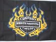 NEOPlex 3' x 5' Harley Davidson Flame Blue Flag