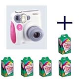 Instax Mini 7s Pink with 5 packs of Instax Film