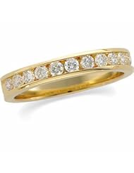 1 2Ct Tw Diamond 14K White Gold Yellow Gold Or Platinum Band