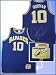Dennis Rodman Autographed Southeastern Oklahoma Savages Authentic Blue Jersey