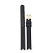 Watch Strap Geunine Leather Center Cut Rado Style Black Ladies 10mm