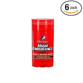 Old Spice Deodorant High Endurance, Game Day, 3.25-Ounce Sticks (Pack of 6)