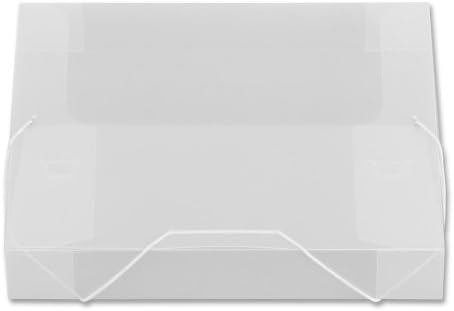 Wholesale CASE of 25 - Lion Translucent Document Files-Translucent Document Files, 2" Capacity, Letter, Clear