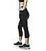 adidas Performance Women's Performer Mid-Rise 3/4 Tights, Black/Matte Silver, Medium