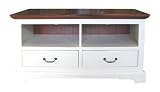 Ambientehome 53039 TV-Bank Don Akazie, ca. 126 x 56 x 65 cm, antikwei&szlig;