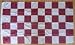 Maroon and White Checkered Large Flag - 5' x 3'._s-1