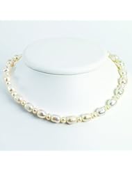 Sterling Silver Freshwater Cultured Pearl 18in Necklace