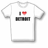 I Love Detroit Women's Cut T-Shirt