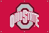Ohio State Buckeyes O Indoor/Outdoor Fan Banner 3 ft x 2 ft NCAA College Athletics Fan Shop Sports Team Merchandise
