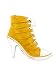 Sexy Yellow High Heel Chuck Taylor Styled Boot - 6