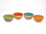 Certified International Sedona 5-1/2-Inch Ice Cream Bowl, Set of 4 Assorted Designs