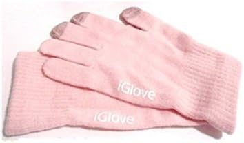 Nacodex® 2pcs/pair Iglove® [ Free Size ] Cool Screen Touch Gloves Warm Unisex Winter Gloves for Apple Iphone 6 4.7'' / Plus 5.5'' / Ipad / Samsung Galaxy S5 S4 Note 4/3/2 Tablet and More Suppor [ Full Support Capacitive Screen Multi-touch ] (Pink)