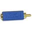 Cables To Go 13051 Bi-Directional RCA Male/ S-Video Female Video Adapter (Blue)