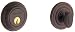 Baldwin 8231.412 Traditional Deadbolt 2-1/8-Inch Door Prep, Distressed Venetian Bronze