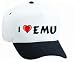 I Love Emu White Cap