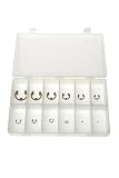 Carbon Steel E-Ring Assortment 25 Each REE-1 through REE-08 and 10 Each REE-10 through REE-16 240 Pieces (Pack of 1)