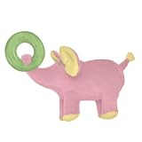 Green Sprouts Organic Terry Circus Animal Teether-Rose Elephant