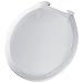 Bemis 200SLOW 000 Deluxe White Plastic Toilet Seat with Easy Clean Hinges