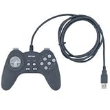 バッファローコクヨサプライ BUFFALO USBゲームパッド 12ボタン デジタル対応 ブラック BGCUD1201BKA
