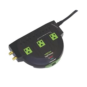 APC PER8XTV Xbox 8 Outlet Surge Protector w/ Telephone & Coax