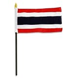 Thailand Flag 4 x 6 inch - B0013NRUME