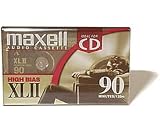 MAXELL XL-II C90 Blank Audio Cassette Tape (2 pack)