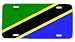 Tanzania Tanzanian Flag License Plate