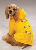 X-SMALL - YELLOW - Classic Seamans' Duffle Coat for Dogs