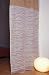 Raw silk/ Cotton organdie rod pocket curtain panel, Natural/ Ecru
