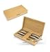 New Picnic Time Steak Knives #848-00-505 Natural Wood Steak Knives Attractive Versatile Stainless