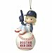 Precious Moments Ornament Boston Red Sox Baseball Girl 