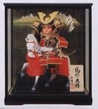 五月人形ケース入り　馬乗り6号　5-1826
