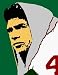 John Riggins Washington Redskins Pop Art Print